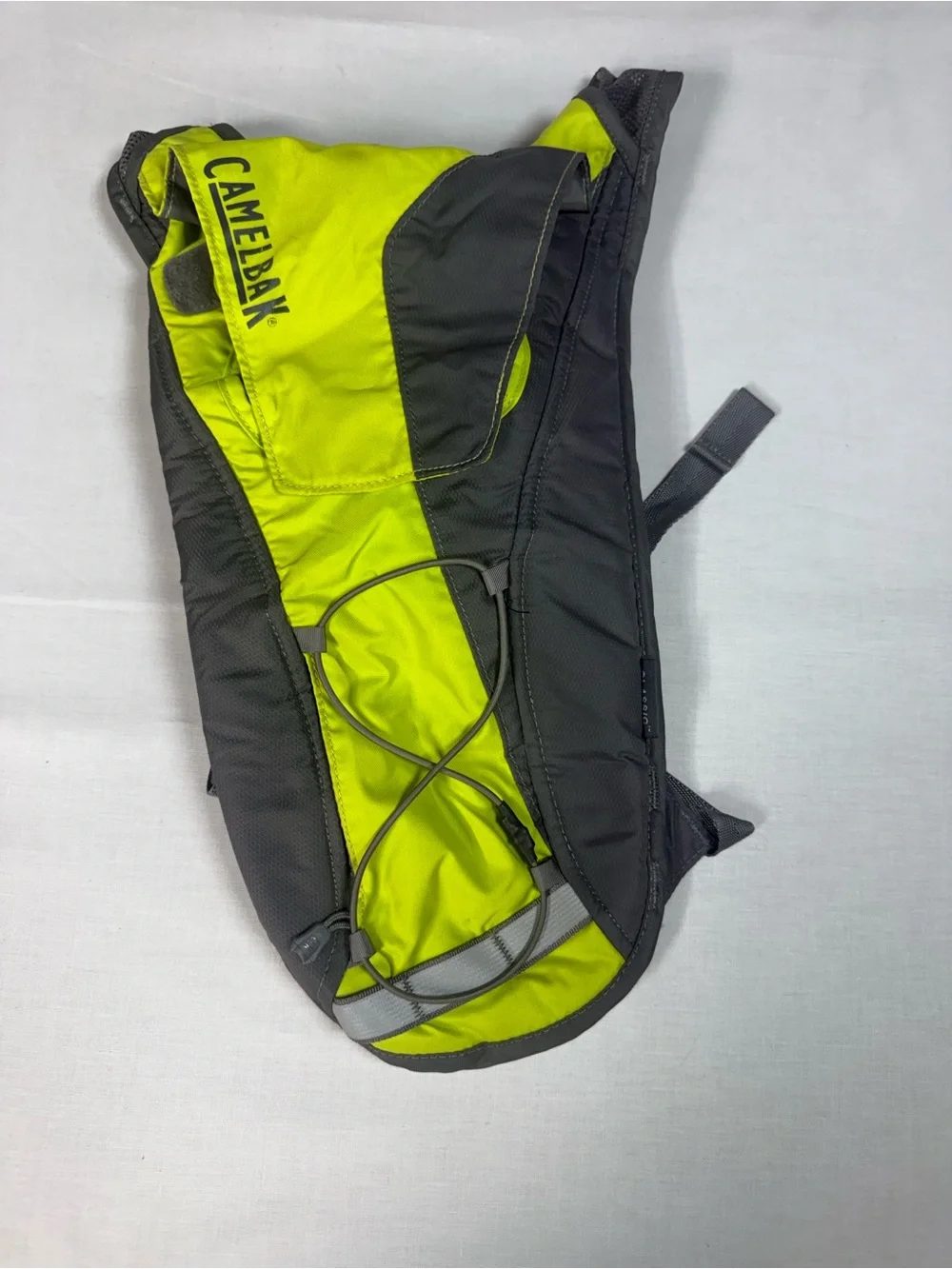 CamelBak Pack Interior in Charcoal and Neon Lime Accent